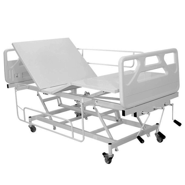 Cama Hospitalar 3 Movimentos - ManualCama Hospitalar 3 Movimentos - Manual - Injetada - Pendular - Leito Chapa - Sem Carenagem